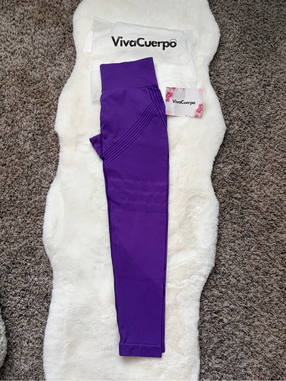 High-Rise Purple compression Leggings size XL